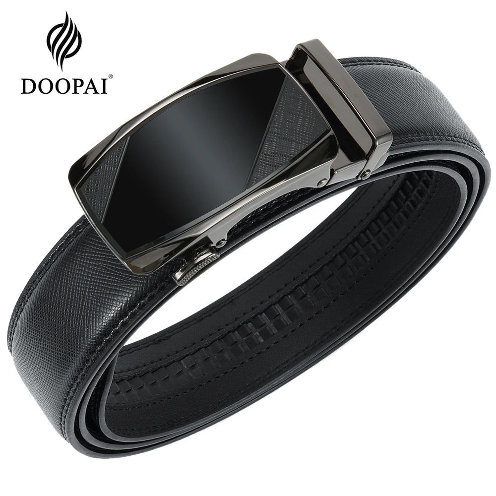 DOOPAI Brand Genuine Leather Belt Top Quality Men's Belt Luxury