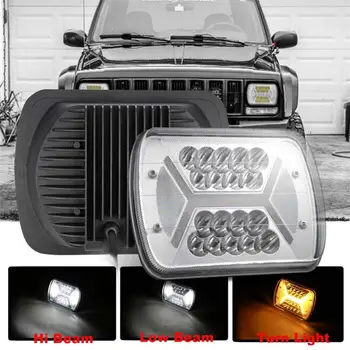 

1Pcs 500W LED Headlights 7x6 LED Sealed Beam Headlamp With High Low Beam H6054 6054 LED Headlight For All Kinds Of Vehicles