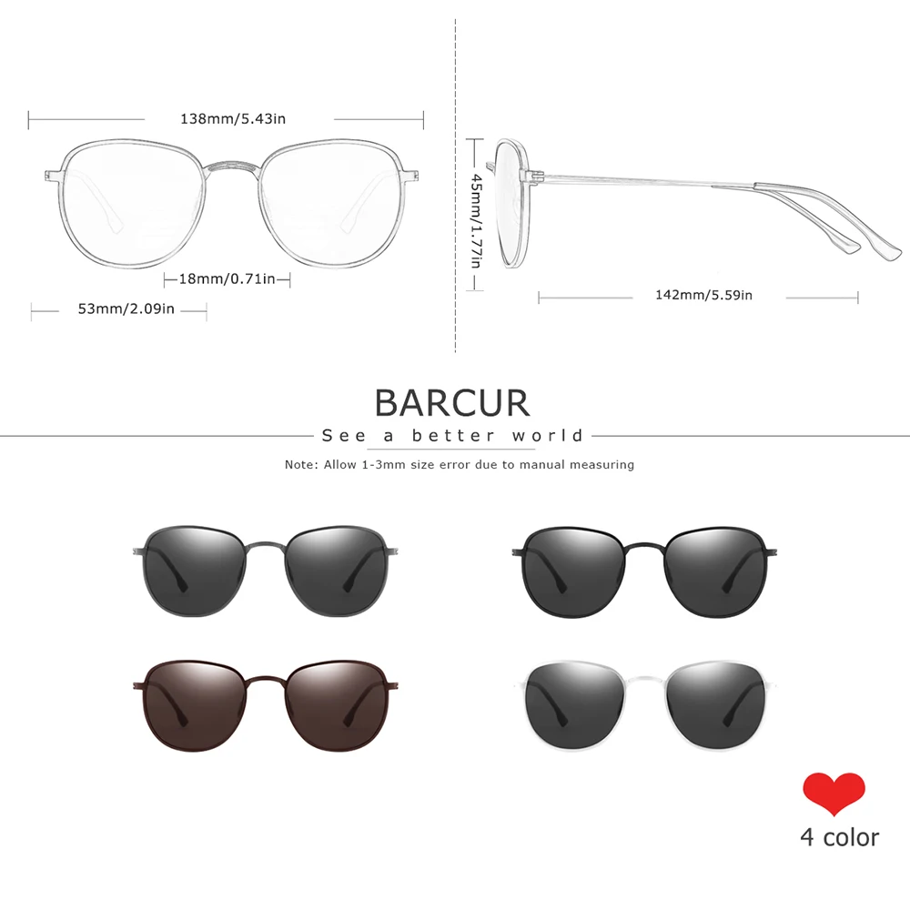 Kopen BARCUR Nieuwe Aluminium Hexagon Ontwerp Zonnebril Mannen Gepolariseerde Zonnebril voor Vrouwen Goggle Oculos de sol masculino