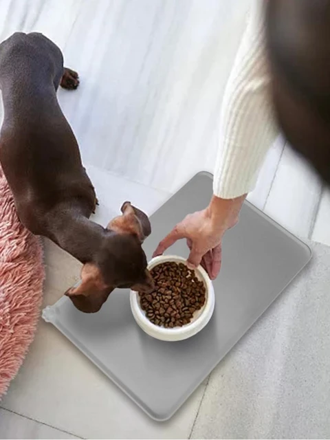 Silicone Waterproof Dog Cat Pet Food Mats  Silicone Pet Feeding Mat -  Waterproof Pet - Aliexpress