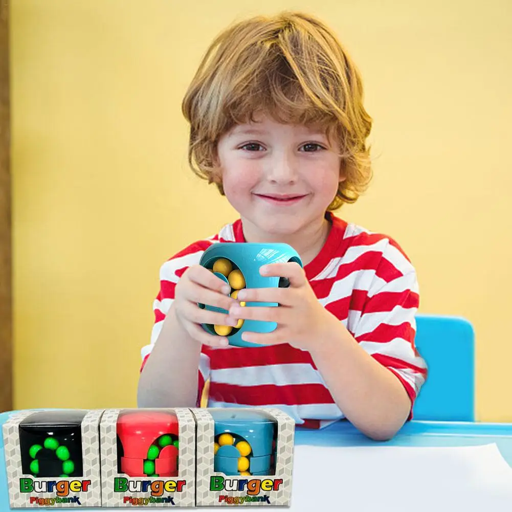 Magic Cube Puzzle Game Cube Piggy Bank Cube Stress Reliever Toys Roll Ball Game Piggy Bank 1 Magic Cube Puzzle Game Cube Piggy Bank Cube Stress Reliever Toys Roll Ball Game Piggy Bank 3