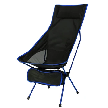 

HooRu Beach Camping Chair Backrest Folding Fishing Lounge Chair Lightweight Outdoor Portable Backpacking Deck Chairs for Travel