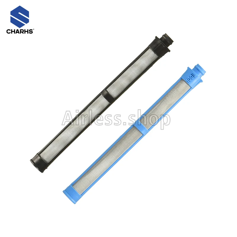 

Airless gun filters G287032 Black (60/100 mesh*8pcs) and G287033 Blue gun fliter with stainless steel+welded for spray gun