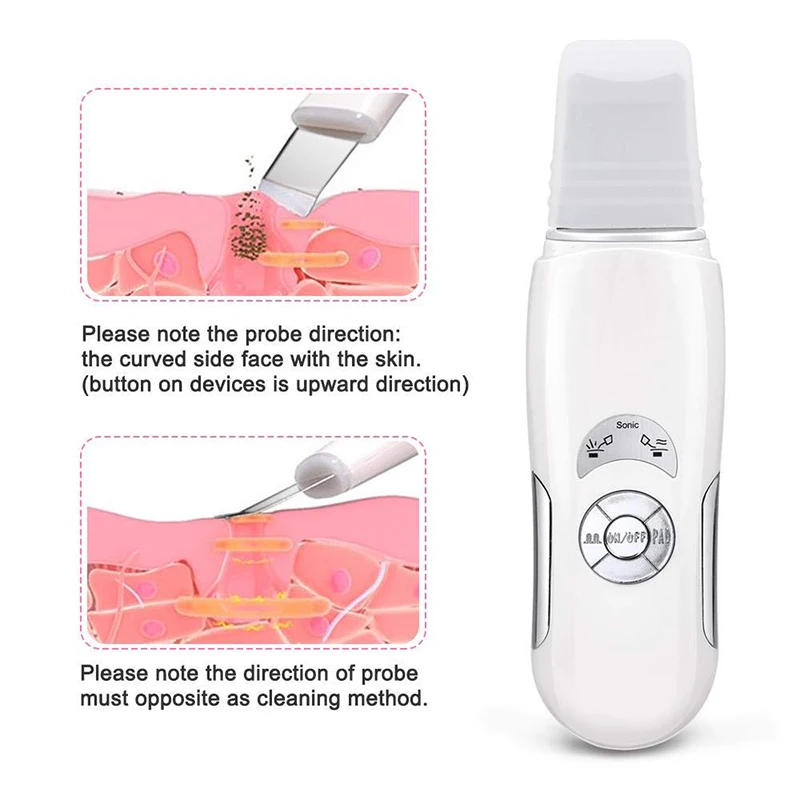 Facial Ultrasonic Skin Scrubber,