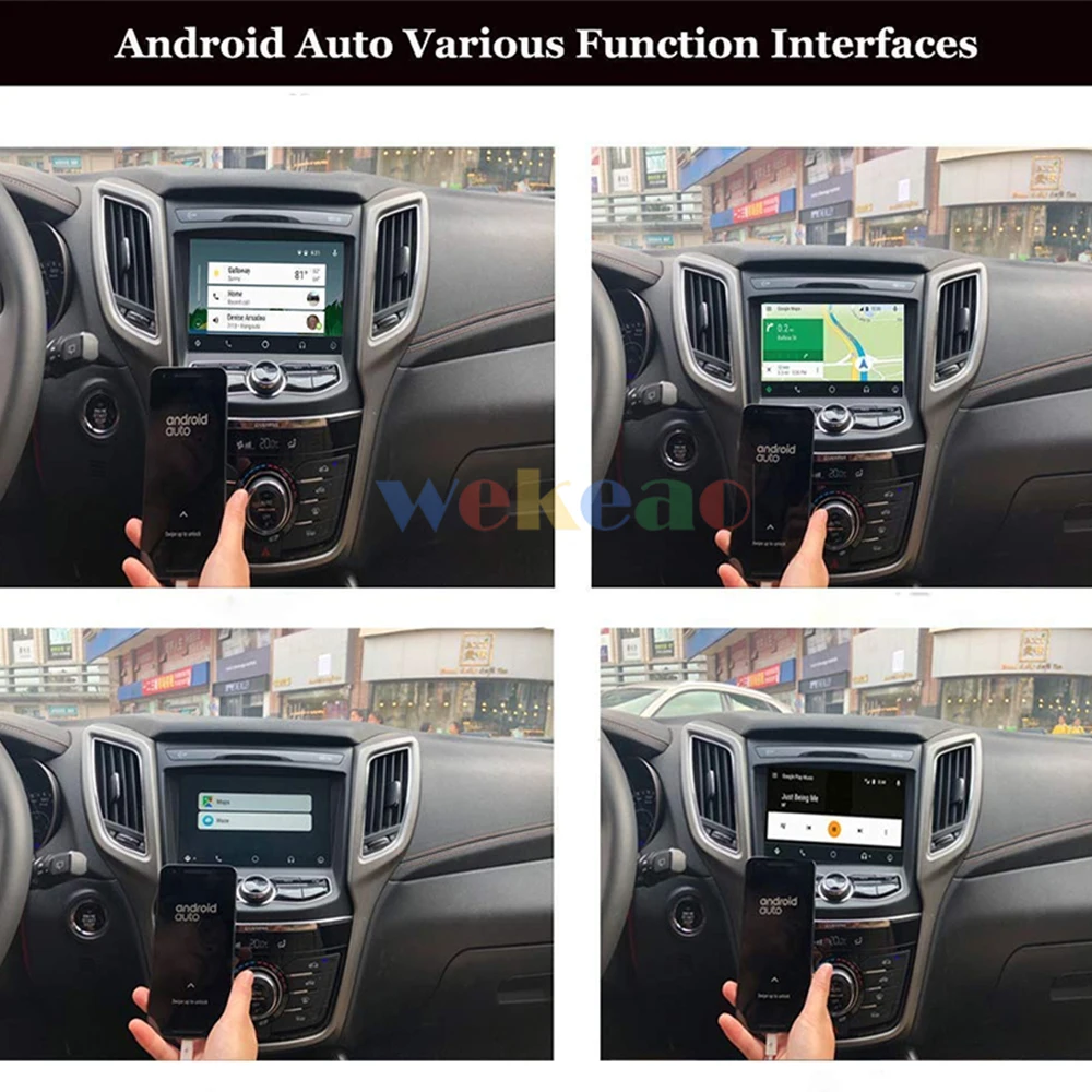 WEKEAO Автомобильный ключ портативная навигация Carplay Android автомобильное радио стерео головное устройство через USB кабель для IOS и Android системы