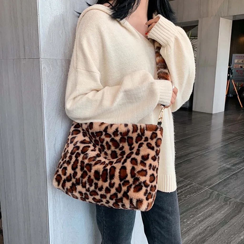 Leopard Crossbody Bags For Women Fashion Shoulder Bag Autumn Winter Messenger Bag Luxury Handbags Women Bags Designer New