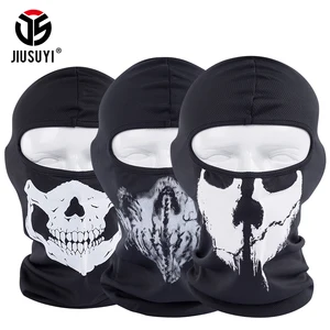Новый Призрак череп маска скелет шапки тактический страйкбол Пейнтбол косплей костюм армии Балаклава велосипед Хэллоуин полный уход за кожей лица маски - изображение