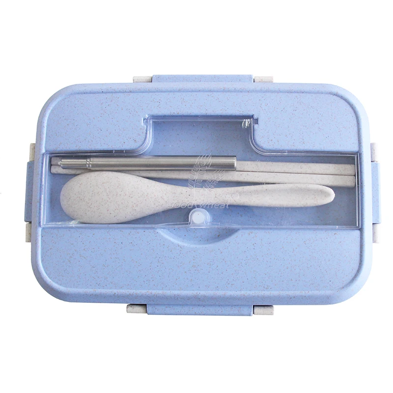 

Wheat Straw Lunch box With Straw Bento Microwave Bento Lunch Box Picnic Food Container Lunch Box Food Storage Container