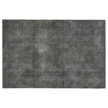 

Handmade Gray Vintage Overdyed Turkish Area Rug 196x297 Cm-6'5''X9'9''