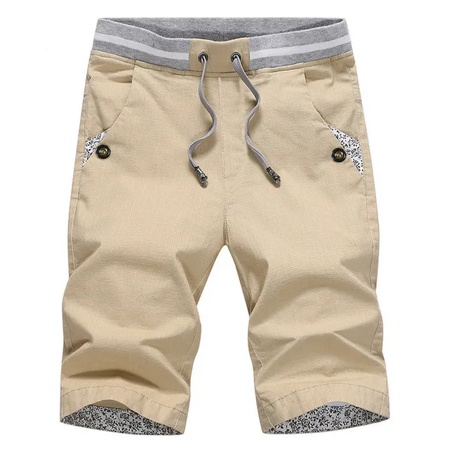 3 Huapate summer solid casual shorts men cargo shorts plus size 4XL beach shorts M-4XL AYG36 - Цвет: 3