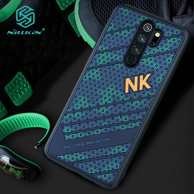 Силиконовый чехол NILLKIN с объемной текстурой в спортивном стиле для Xiaomi Redmi Note 8 Pro, чехол для телефона, противоударный чехол