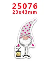 25076 30 шт мультфильм персонаж плоское украшение из смолы PR 23340 - Цвет: 25076
