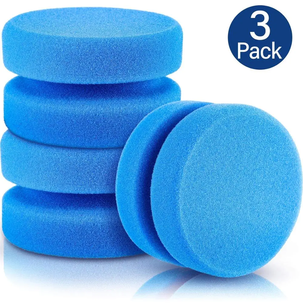 

3 Pcs Paint Sponge Applicator Craft Sponges Synthetic Artist for Art Craft Pottery Clay Ceramics Wall Car Cleaning Polishing