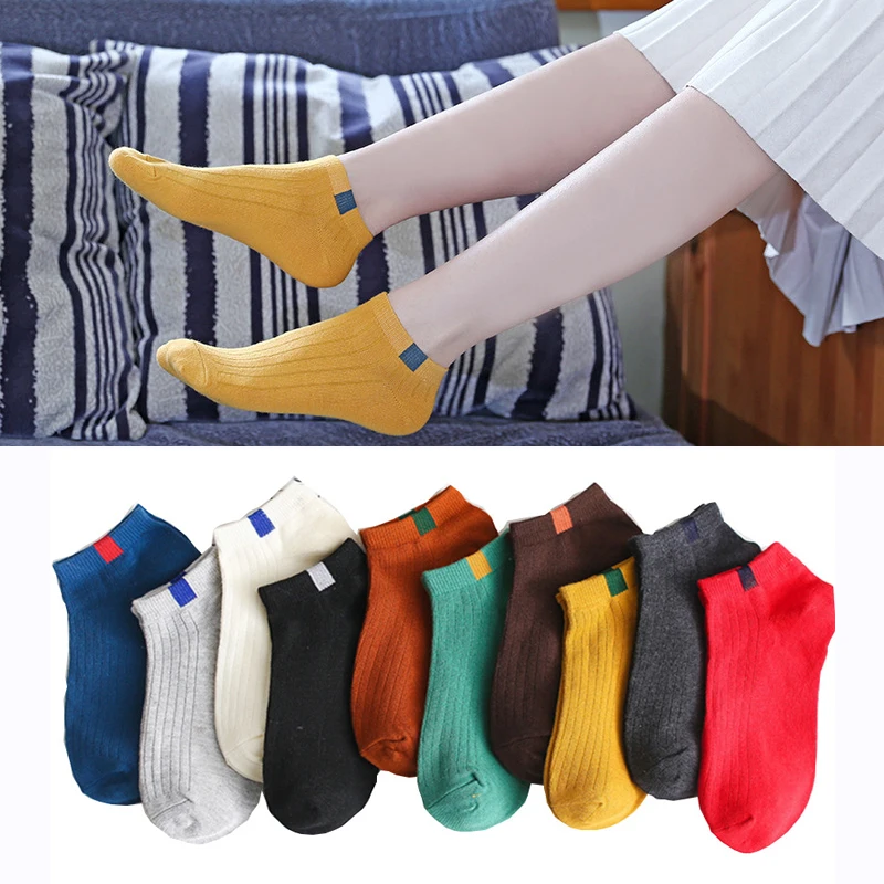 3 пары, женские короткие носки для девочек короткие теплые носки в полоску на осень и зиму повседневные Мягкие Удобные женские носки из хлопка, Meias