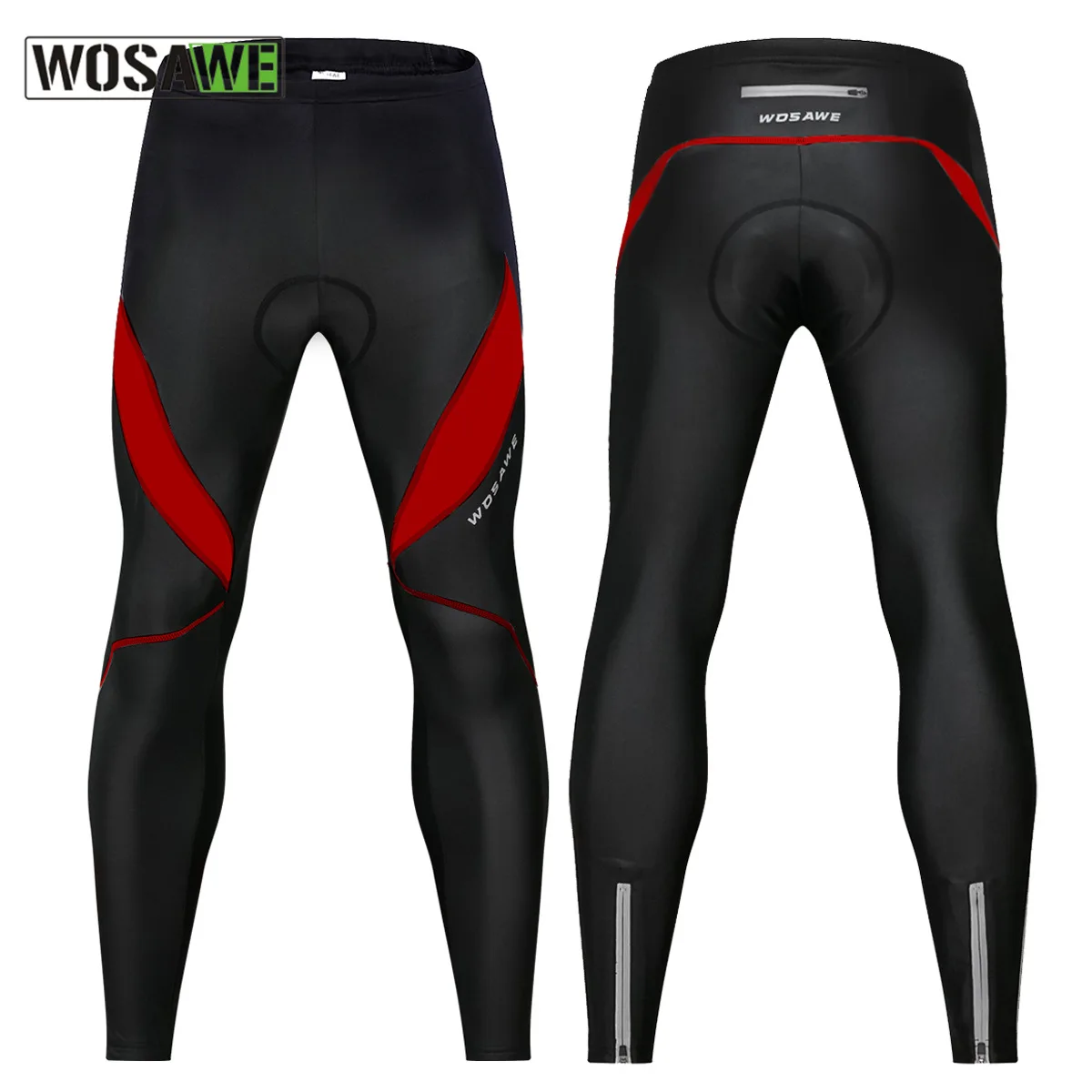 

Men's Cycling Pants Breathable Fleece Thermal Stretch Quick-dropping Bicycle Silicone Cushioned Outdoor Sports Pants