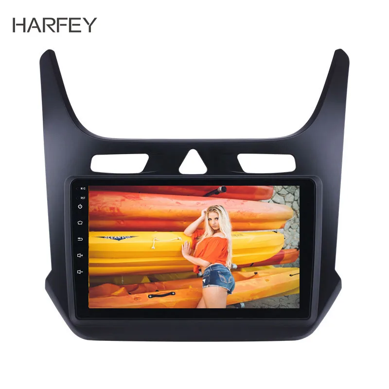 Harfey Android 9. 0 9 ''Автомобильный GPS радиоприемник с поддержкой Carplay цифровой DVR ТВ