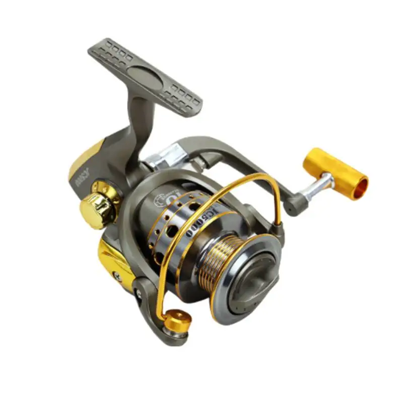 10 Bearing 5.5:1 Fishing Reel Aluminum Handle Right Hand Left Hand Preloading Rotary Wheel Fishing Equipmentk