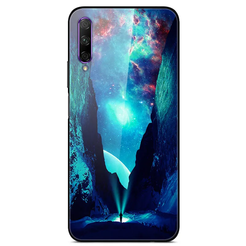 Для huawei Honor Play 3 чехол закаленное Стекло планета Космос крышка Стекло задняя крышка для huawei Honor Play 3 Play3 Жесткий PC Coque черный чехол для Honor Play 3 Стекло чехол