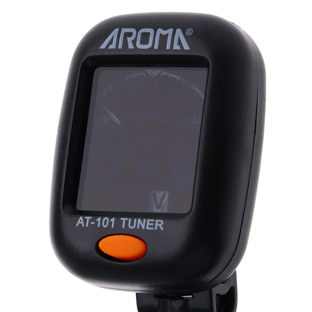 Digital Clip-on Guitar Tuner For Acoustic Guitar Parts 360 Degree Rotatable