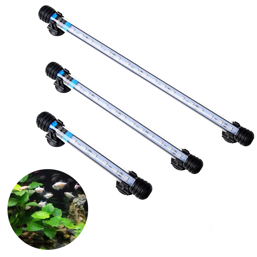 Gako Aquarium Light Blue LED Bar Underwater Aquario Lamp Decoration Lighting Waterproof for Fish Tank Coral Reef | Дом и сад