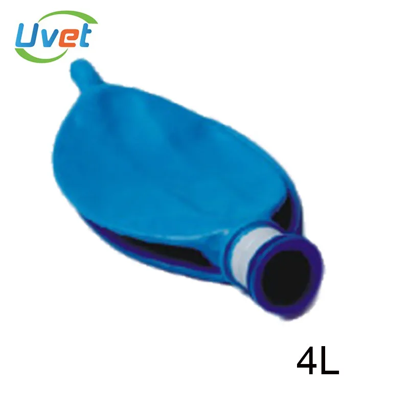 Ивет Анестезия Вентилятор одноразовый латексный дыхательный мешок 0.5L 1L 2L 3L 4L 5L Анестезия машина дыхательная подушка безопасности - Цвет: 4L
