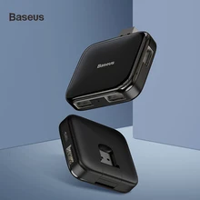 Baseus 4 в 1 usb-хаб с микро портом для питания, портативный мульти usb разветвитель адаптер зарядное устройство концентратор Бесплатный драйвер для ноутбуков