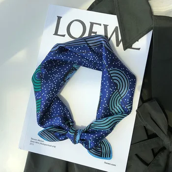 

2020 New Women Scarf Brand 100% Real Silk Scarves For Ladies Foulard Pashmina Shawls And Wraps Soft Bandana Hijab Poncho