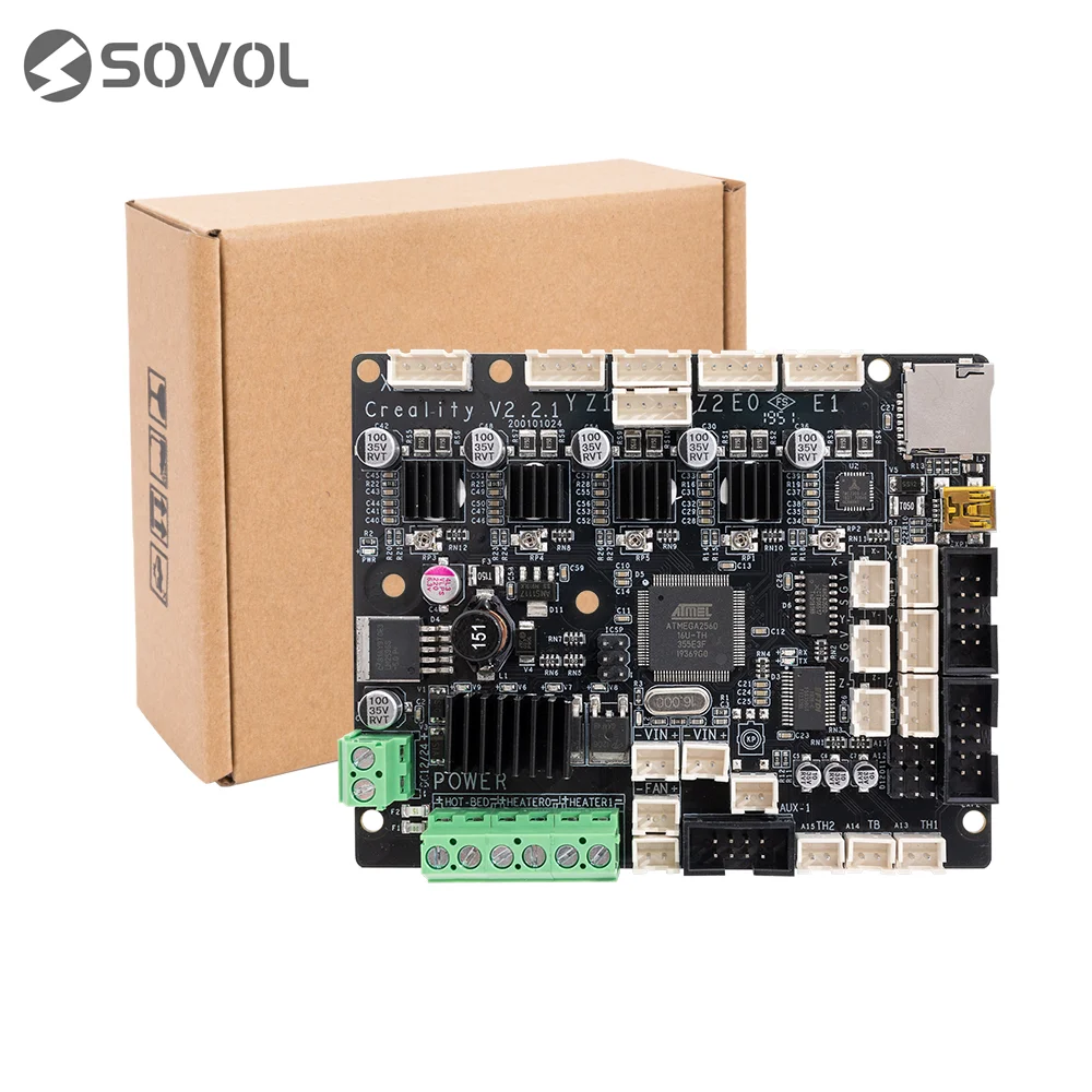 CREALITY Original Upgrade V2.2.1 Silent Mainboard Silent Motherboard TMC2208 Driver for Ender-5 PLUS/CR-10S/CR-X 3D Printer afbeelding