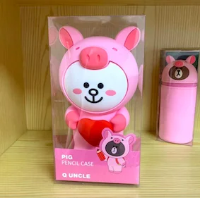 Классный милый силиконовый пенал Kawaii Канцтовары Мультфильм Детская гелевая ручка чехол карандаш держатель Коричневый медведь прекрасный студенческий ребенок подарок - Цвет: 006