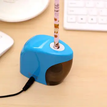 

Portable Electric Auto Pencil Sharpener School Sharpener Stationery for NO.2(8mm) Pencils Battery/USB Charge