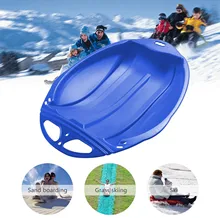 

2021 New Snow Sleds for Kid Adult Beetle Shaped Round Sand Slider Disc Sledge Ski Pad Board Anti-Skid Outdoor Skiing Board
