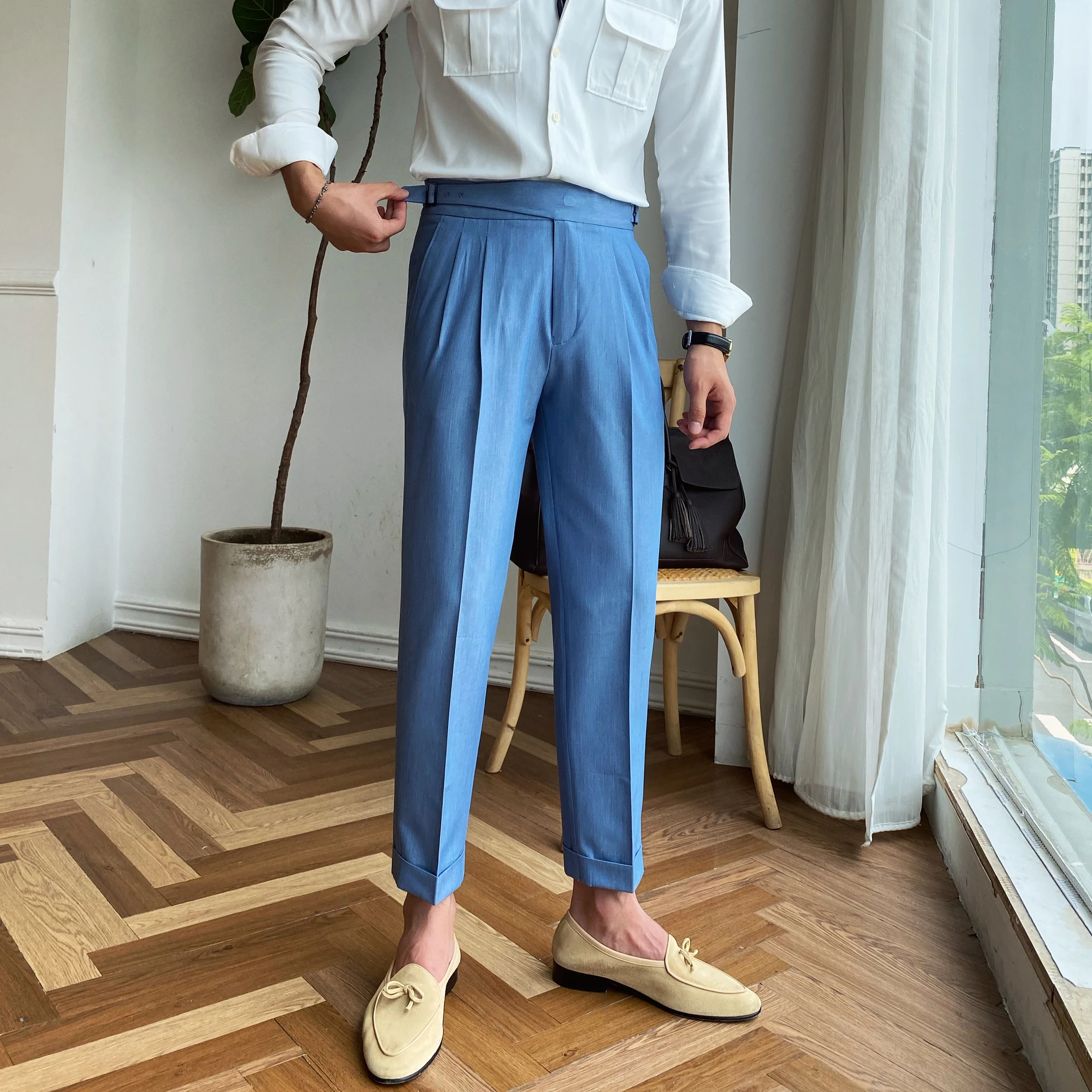 blue trousers for men