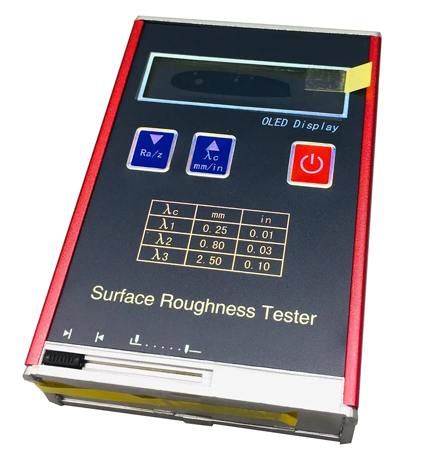 Цифровой измеритель шероховатости поверхности с диапазоном измерений Ra Rq 0 05