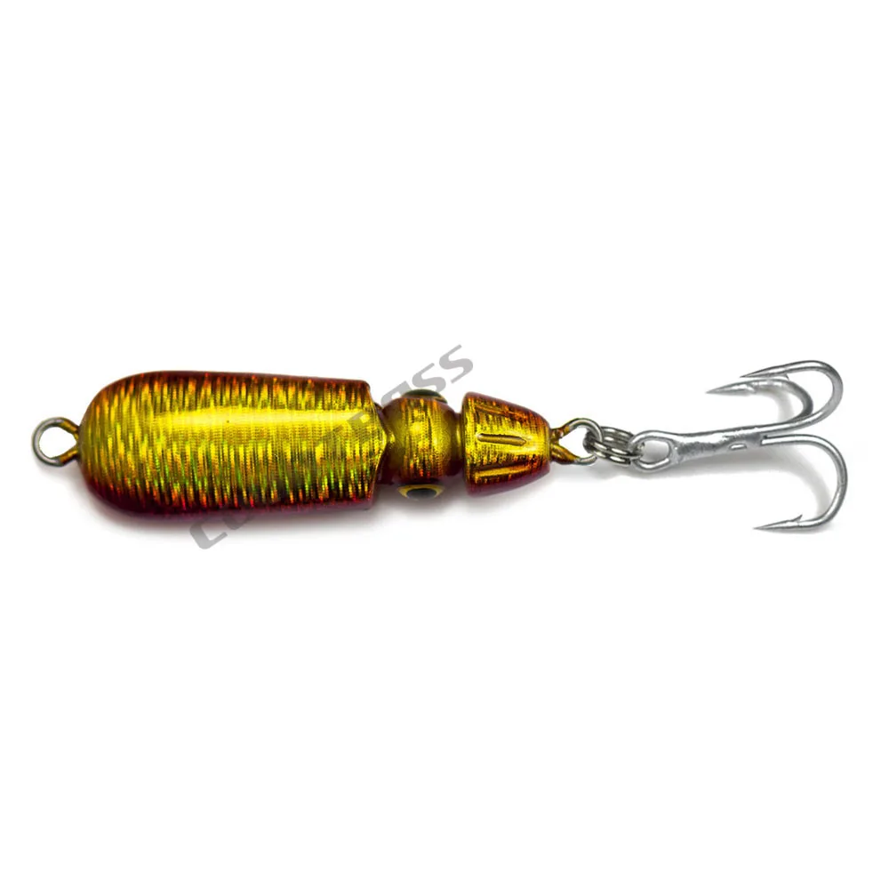 5pcs 8g 23g Micro Fishing Jigs with treble hook, Metal Jig Lures, Sea Bass  Jig, mini jigging lure