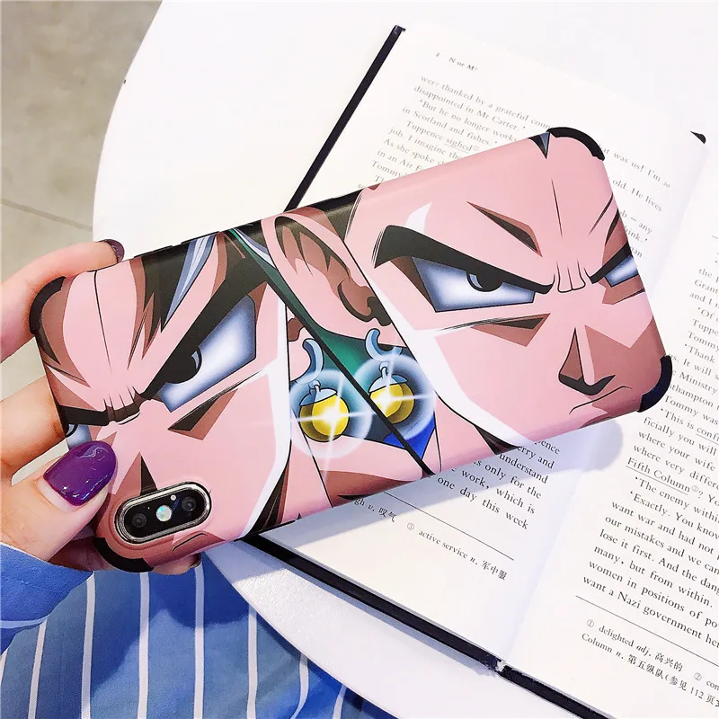 

Cartoon Anime pattern Phone Case For iphone XS Max XR X Cover For iphone 6 6s 7 8 plus Back Cases Fashion Cool Soft Matte Capa