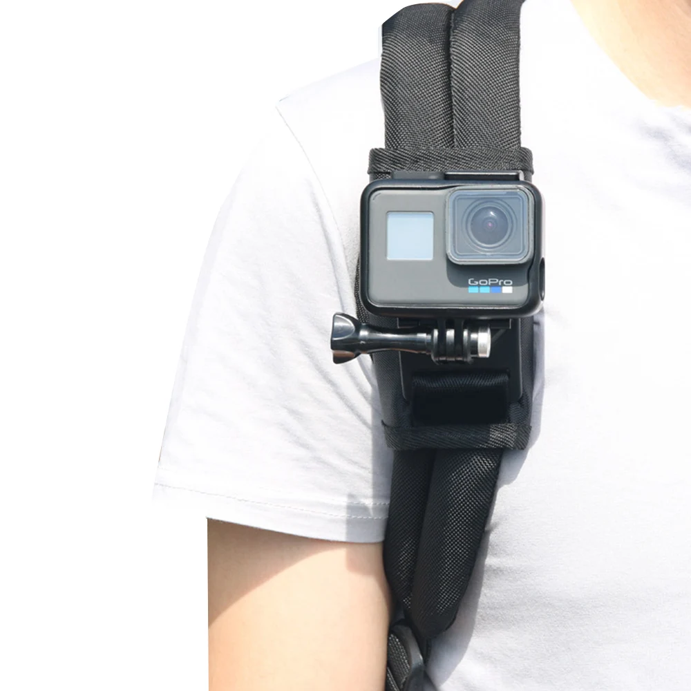 Спортивная камера рюкзак клип крепление 360 градусов поворотный для Xiaomi Yi Для Gopro Hero7 6 5 4 Экшн камеры s Аксессуары