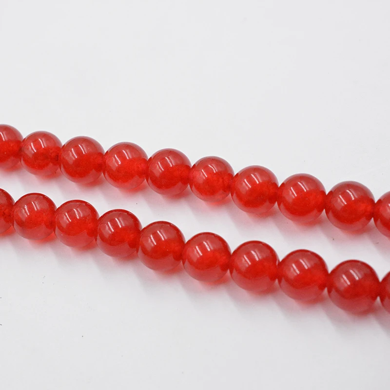 Free Shipping Red Jades Jaspers Quality Natural Stone Round Loose Beads 15&quot Strand Charms for Bracelets Wholesale 4 6 8 10 12MM |