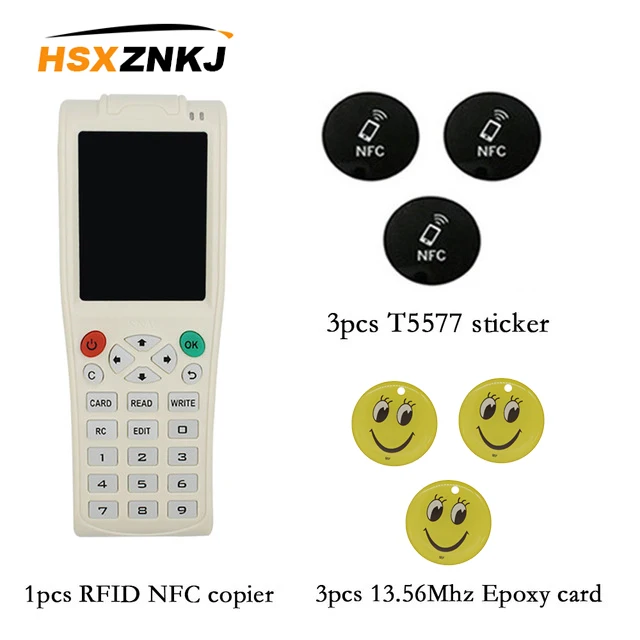 English Version Icopy5 Smart Card Key Machine RFID NFC Copier IC/ID Reader/Writer Duplicator