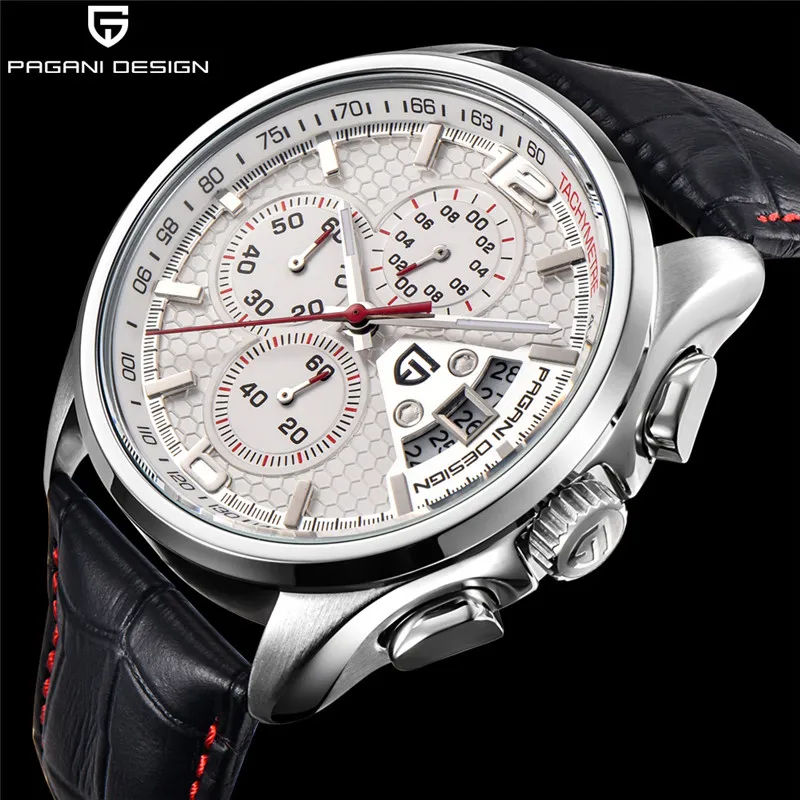 relogio masculino PAGANI DESIGN Men Quartz Watches Luxury Brands Fashion Timed Movement Military Watches Leather Quartz Watches 1