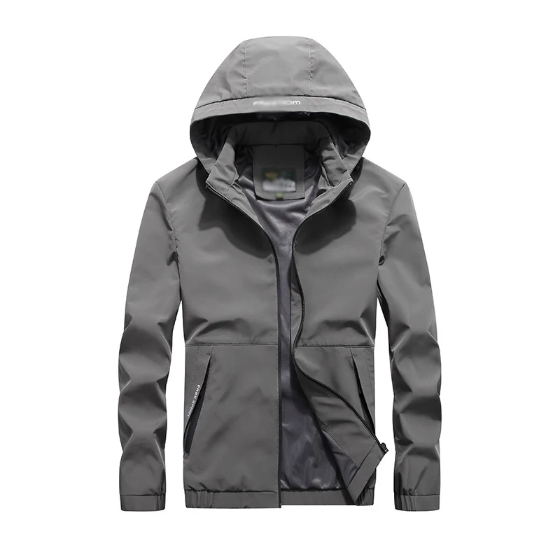 

2019 Fashion juniors jacket wind proof water proof fast drying zipper hooded jacket long sleeves spring autumn casual blouse top