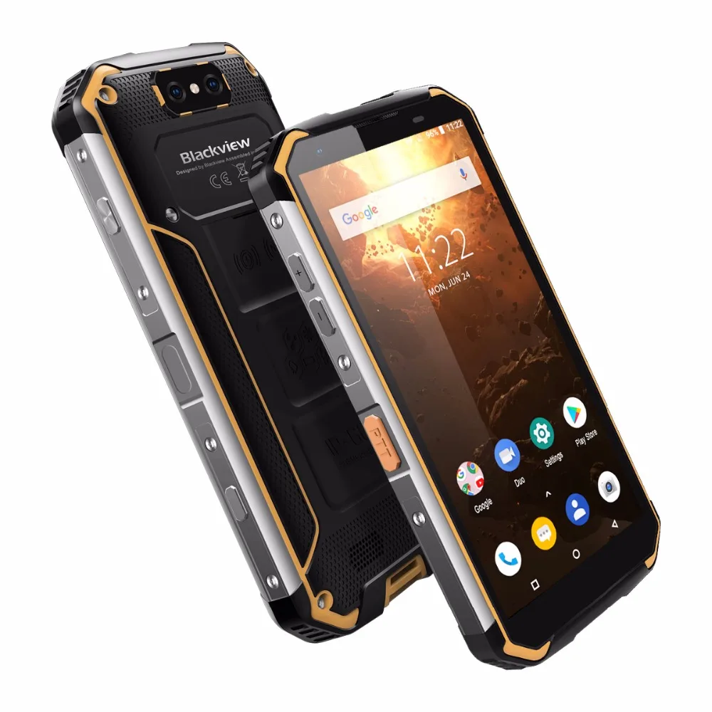 Blackview BV9500 Plus мобильный телефон Android 9,0 Octa Core 5,7 "Helio P70 4 Гб ОЗУ 64 Гб ПЗУ IP68 Водонепроницаемый 4G Смартфон NFC OTG