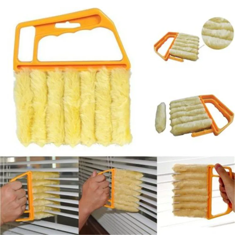 2020 Newest Microfibre Venetian Blind Brush Window Air Conditioner Duster Dirt Clean Cleaner Washable And Rust Proof | Дом и сад