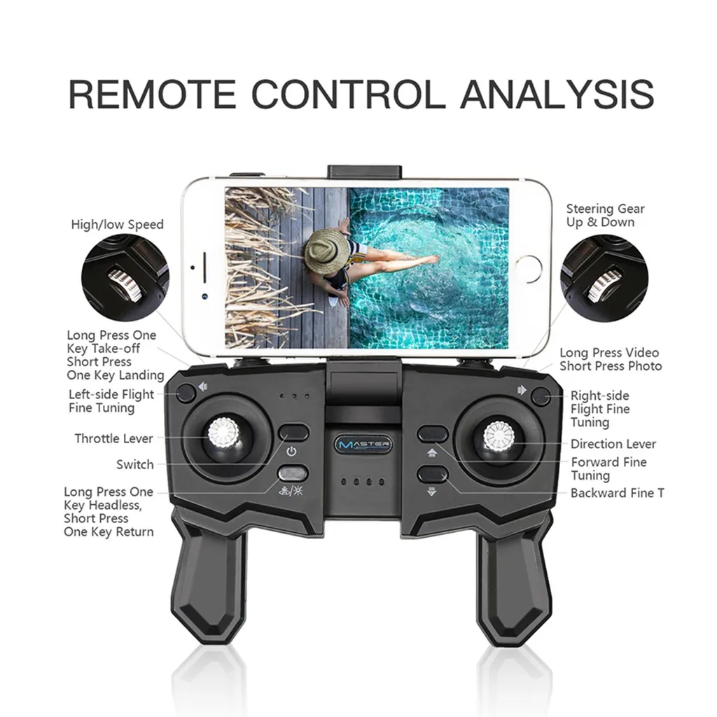 Дрон 2,4G 4K OpticalFlow следующая двойная камера траектория полета FPV RC дрон RC квадрокоптер RC вертолет дрон с камерой HD