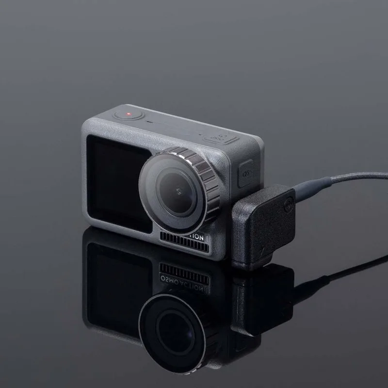 Для DJI Osmo Action аксессуары 3,5 мм микрофон USB-C адаптер аудио внешнее крепление для микрофона разъем TRS для DJI Osmo Action camera