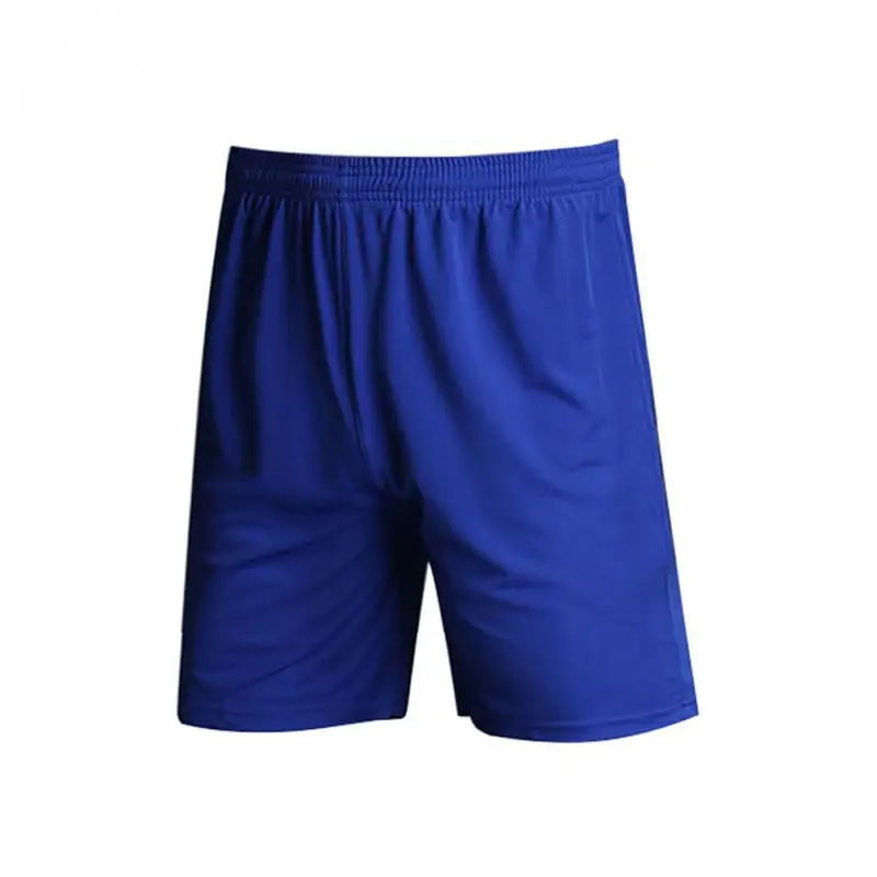 Штаны для взрослых, для футбола, для мужчин и женщин, дышащие, впитывающие пот, быстросохнущие, футбольные шорты, для командных тренировок, брюки для бега, бега, тренажерного зала - Цвет: Синий