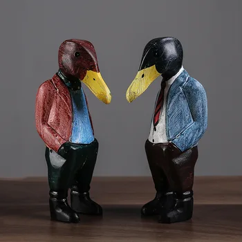 

American Retro Animal Cool Living Room TV Cabinet Table Decoration Shop Window Display Crafts Home Decoration Animal Figurines
