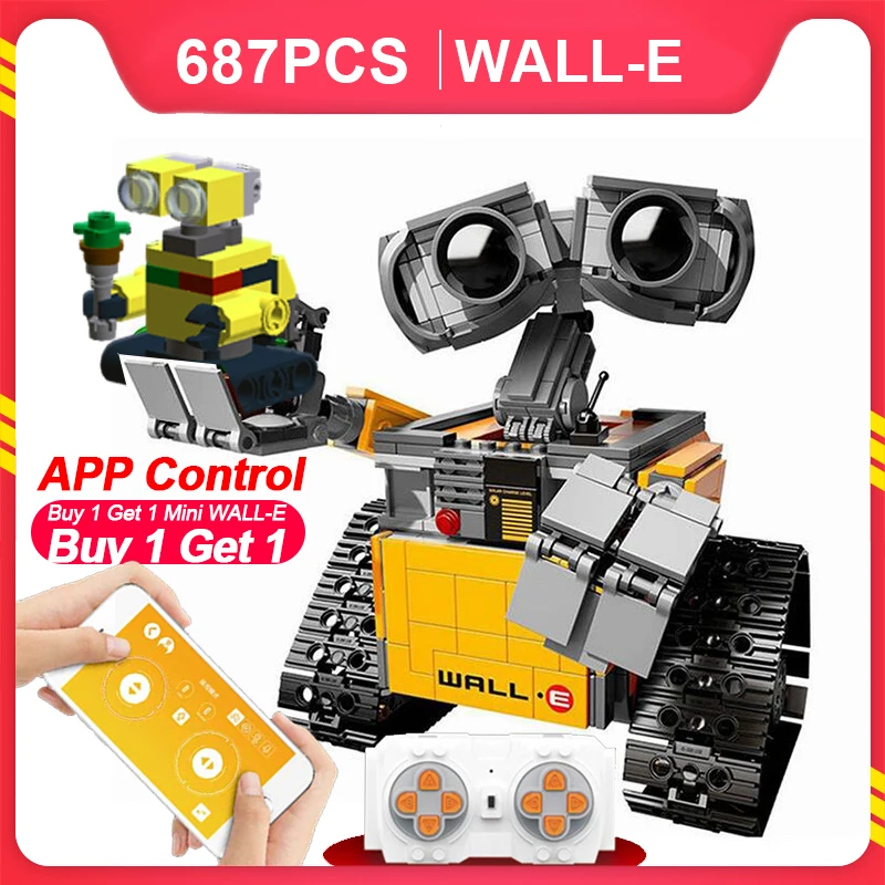Приложение RC Светодиодный светильник настенный e robot Fit Ideas lepining 21303 technic lepinblocks