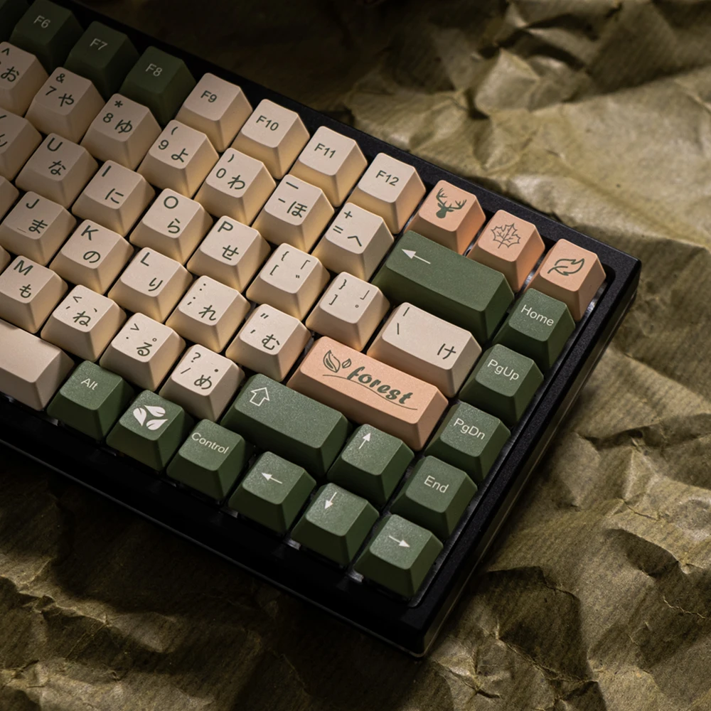 Fairy Forest Anime Keycap Teclado Mecânico mx Axis Alta Qualidade Pbt 104 68 980 Original 144 - Imagem 3