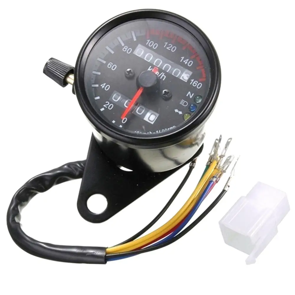 

12V Universal Motorcycle LED Backlight Odometer Speedometer Tachometer Gauge