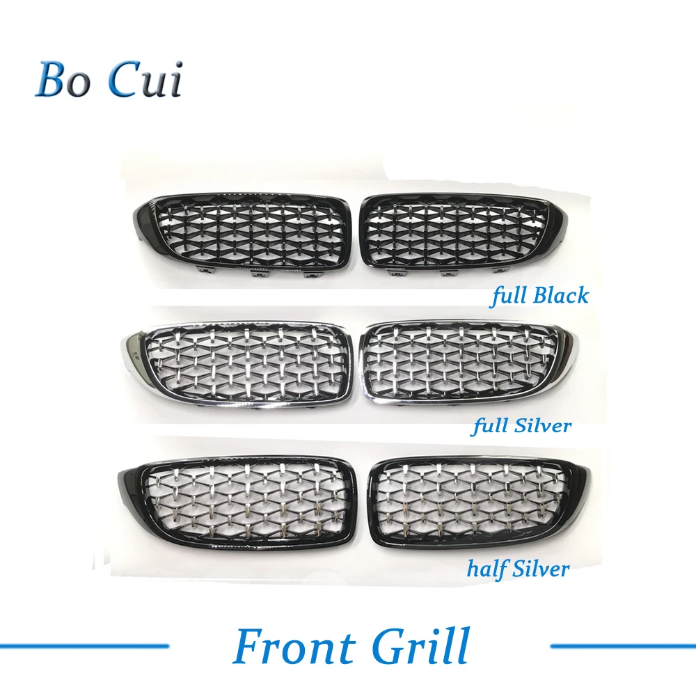 

2PCS L+ R M4 Diamond front kidney bumper ABS grille for BMW 4 series F32 F33 F36 F82 F83 M4 F80 M3 420d 430i 430d 440i 435i 428d